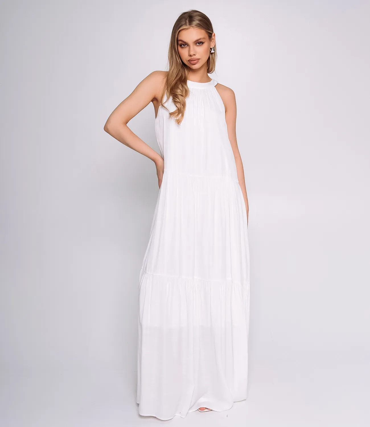 Платье #ОКТ025012, белый