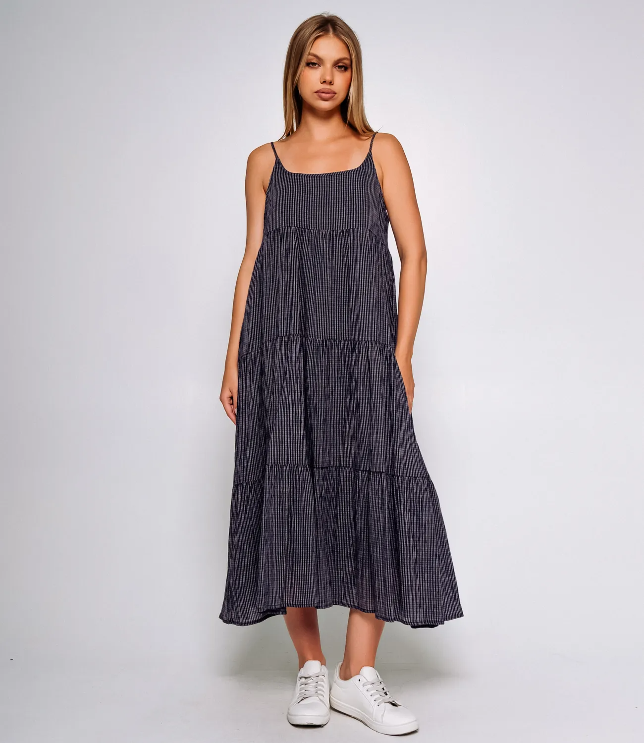 Сарафан #КТ012 (7), тёмно-синий