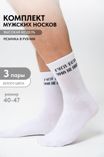Носки мужские Гугл (набор 3 пары)