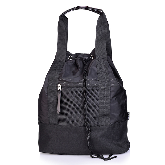 Сумка-рюкзак подростковая 40x32x13 см, вес 300 г, нейлон и плотный полиэстер, на утяжке, с ручками и широкими плечевыми лямками