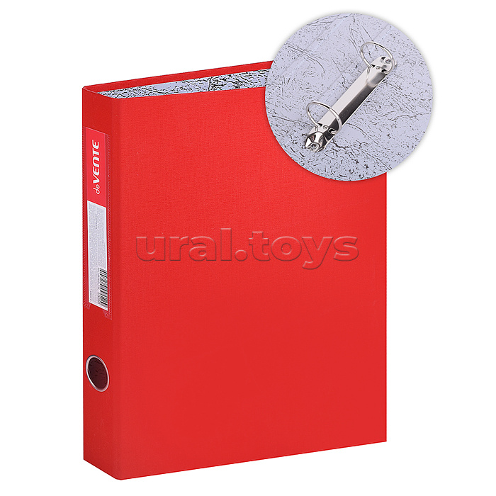 Папка на кольцах A4 2 кольца диаметром 35 мм PP красная