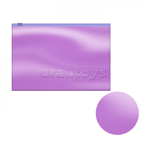 Zip-пакет пластиковый Glossy Candy, B5, полупрозрачный, ассорти (в пакете по 12 шт.)