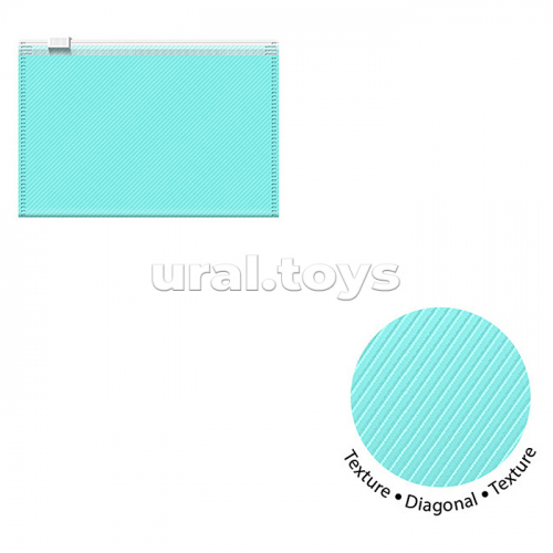 Zip-пакет пластиковый Diagonal Pastel, 190х70мм, непрозрачный, ассорти (в пакете по 12 шт.)