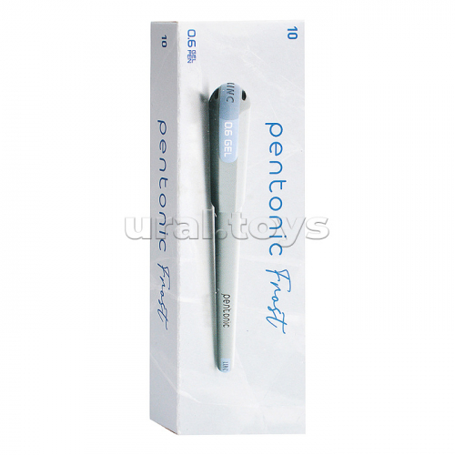 Ручка гелевая Pentonic Frost 0,6 мм черный кругл. корп.