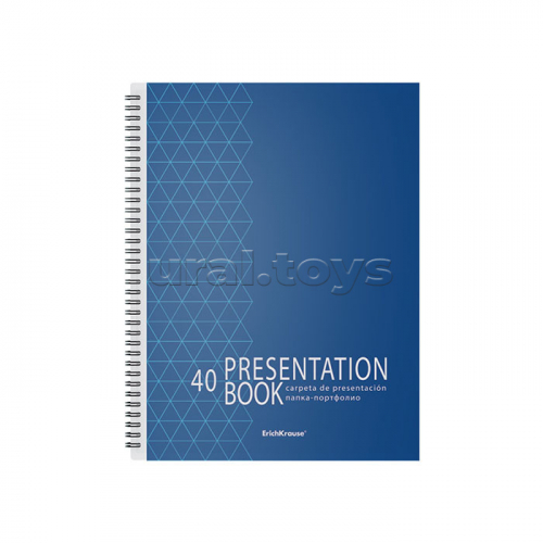 Папка-портфолио пластиковая Ladder of Success, c 40 карманами, A4