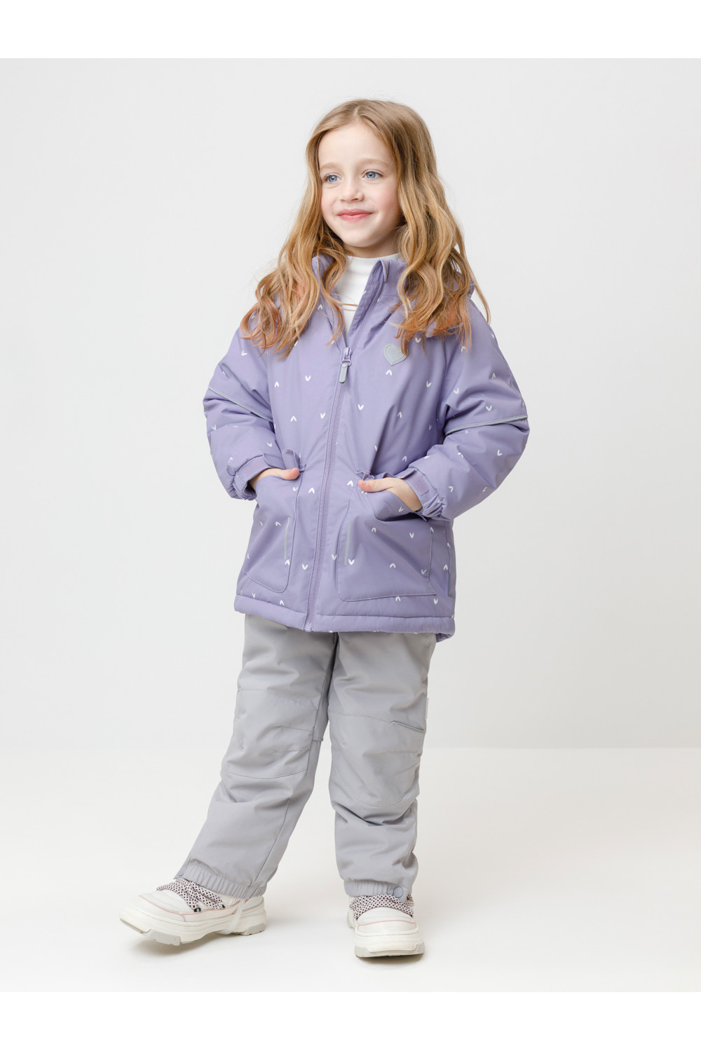 Crоckid Куртка ВК 38121/н/2 ГР сиреневый, маленькие стежки Crоckid