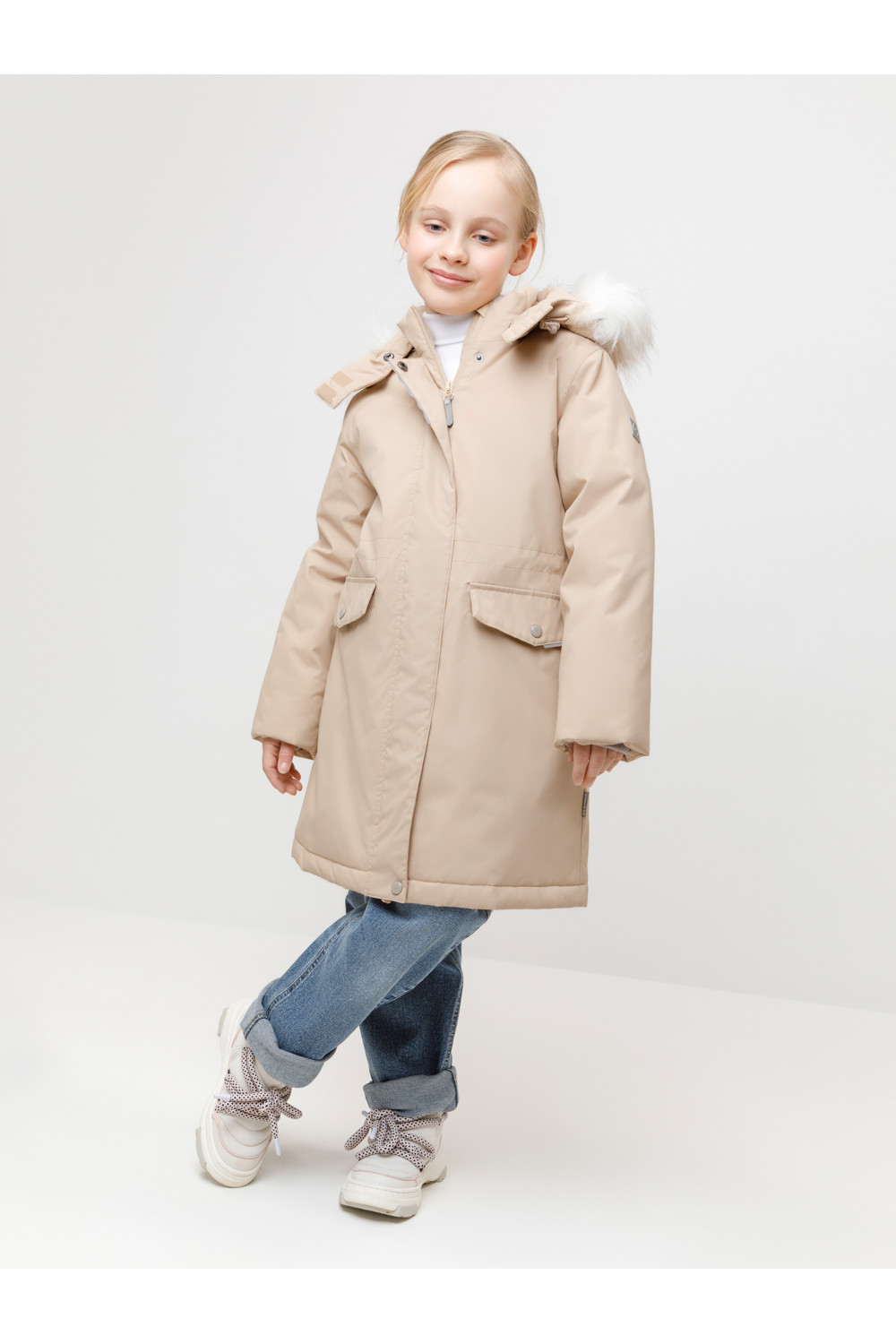 Crоckid Пальто ВК 38107/9 ГР лунный свет Crоckid
