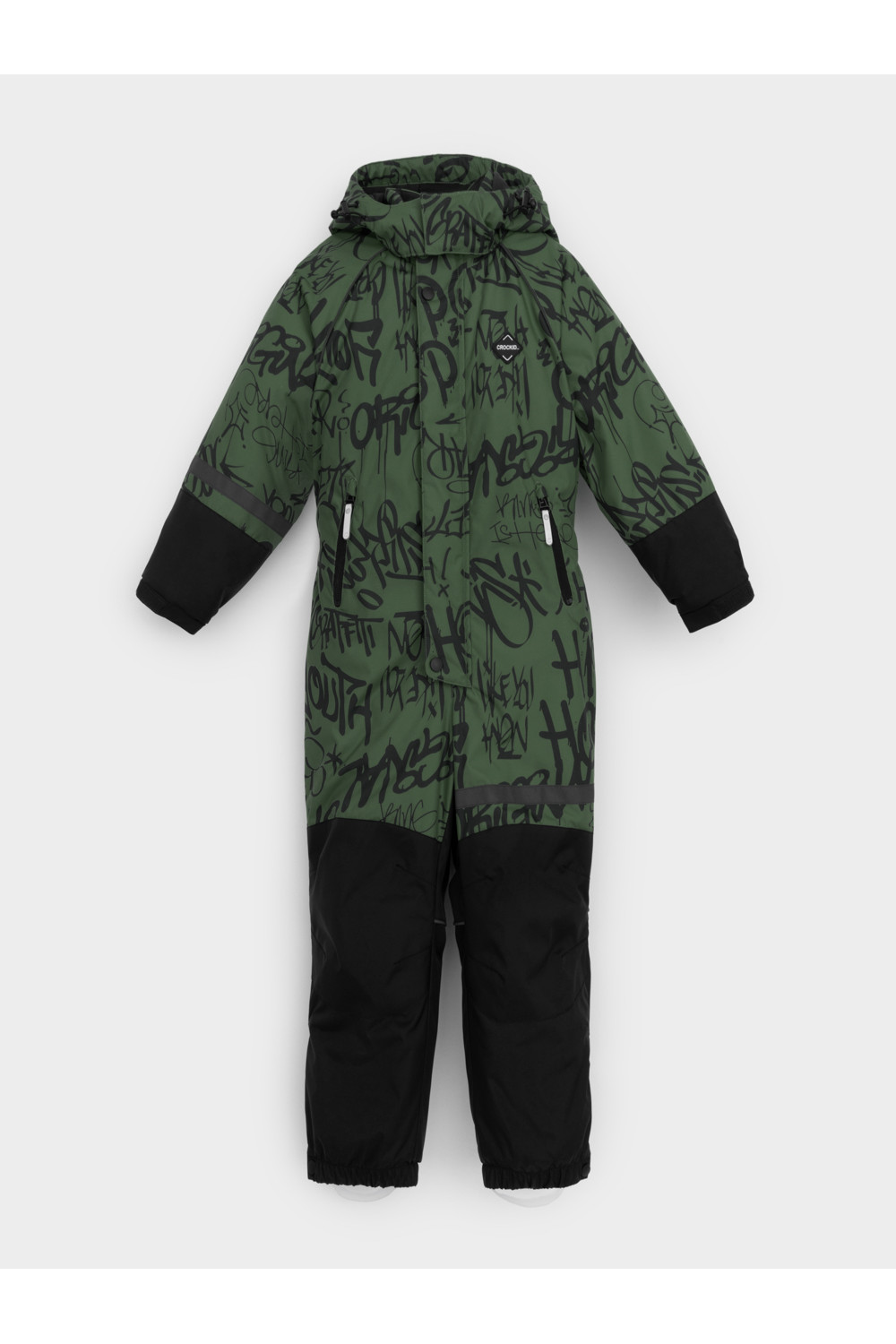 Crockid Комбинезон ВК 60100/н/7 ГР темный лес, граффити Crockid