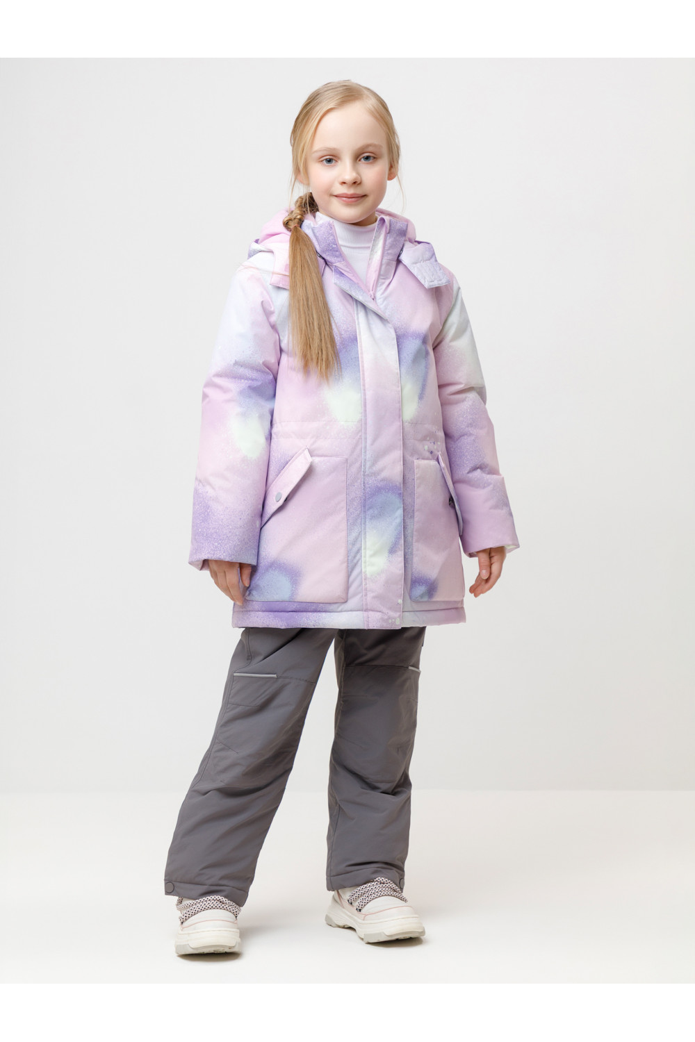 Crоckid Куртка ВК 38120/н/3 ГР розовый фламинго, спрей Crоckid