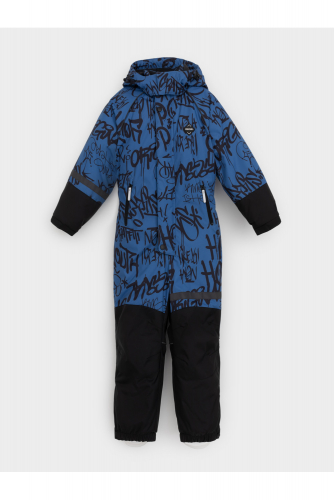 Crockid Комбинезон ВК 60100/н/8 ГР сине-голубой, граффити Crockid