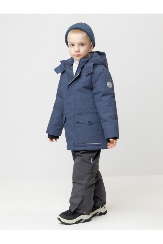 Crockid Куртка ВК 36107/н/1 ГР синий, твид Crockid