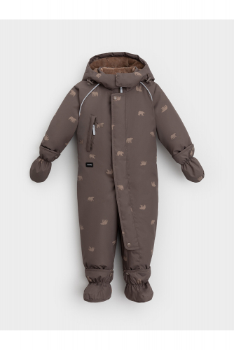 Crockid Комбинезон ВК 60133/н/1 УЗГ коричневый, медведи Crockid