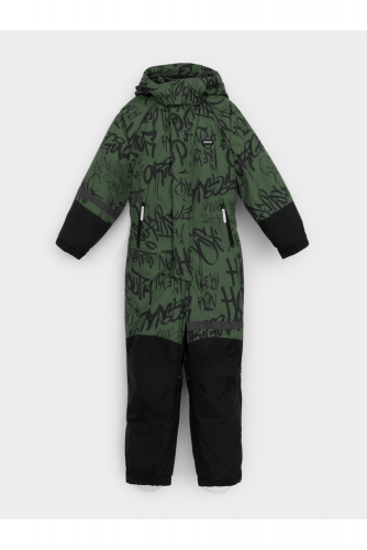 Crockid Комбинезон ВК 60100/н/7 ГР темный лес, граффити Crockid