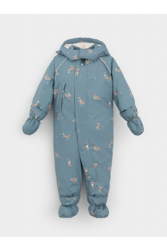 Crоckid Комбинезон ВК 60131/н/2 УЗГ свинцовый, кролики и цветы Crоckid