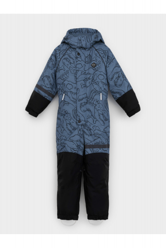 Crockid Комбинезон ВК 60130/н/2 ГР джинс, динозавры Crockid