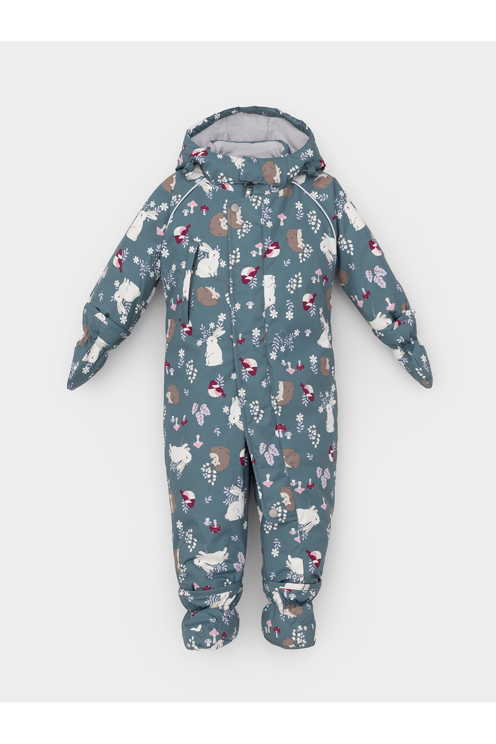 Crоckid Комбинезон ВК 60032/н/56 Ал серо-голубой, лесные животные Crоckid