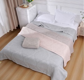 Покрывало махровое Северный Город/NORTH CITY, 2405, жаккард