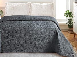 Покрывало стеганное Андора AD Клео, AD-035, темно-серый
