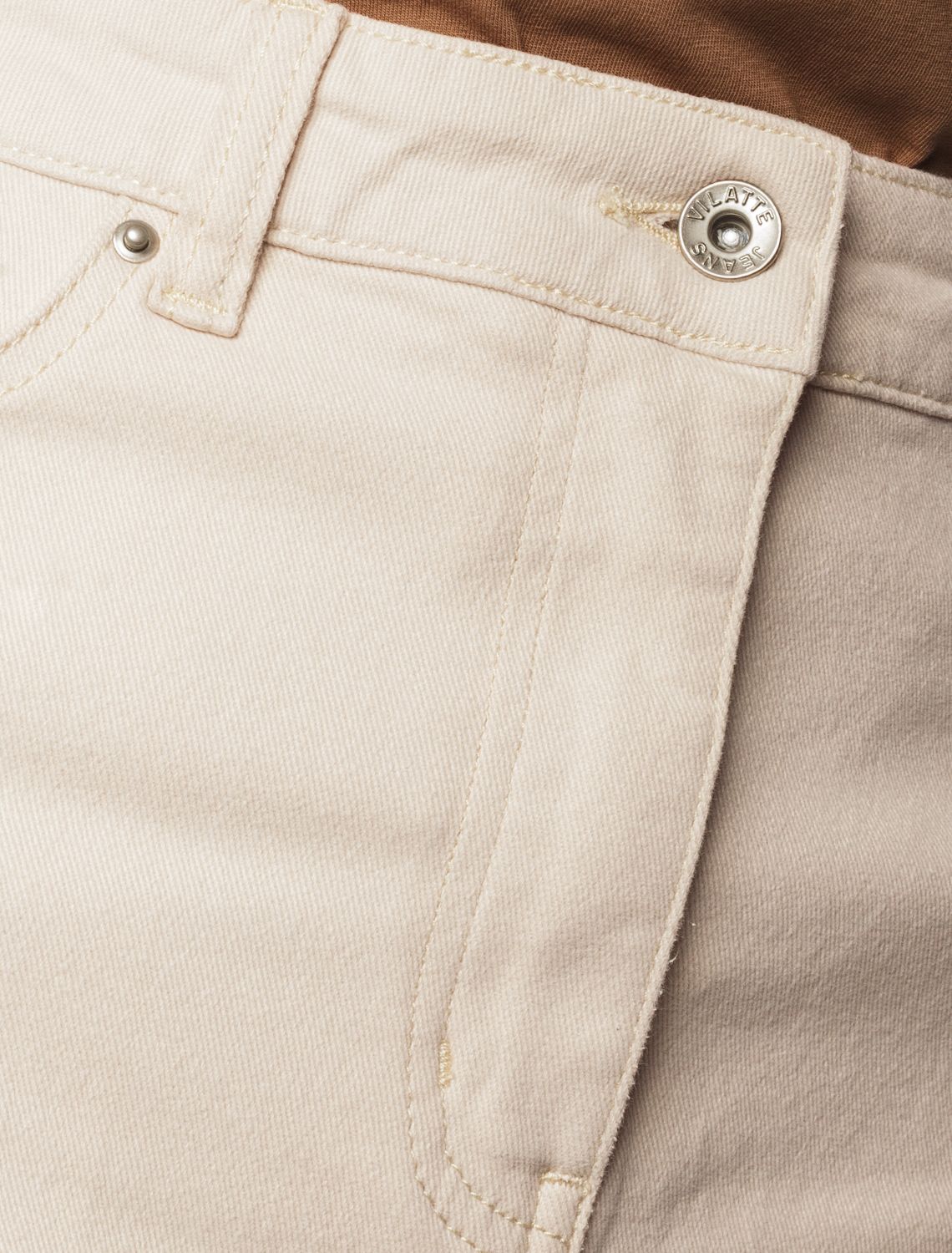 Юбка из денима с эластаном D56.114 светло-бежевый