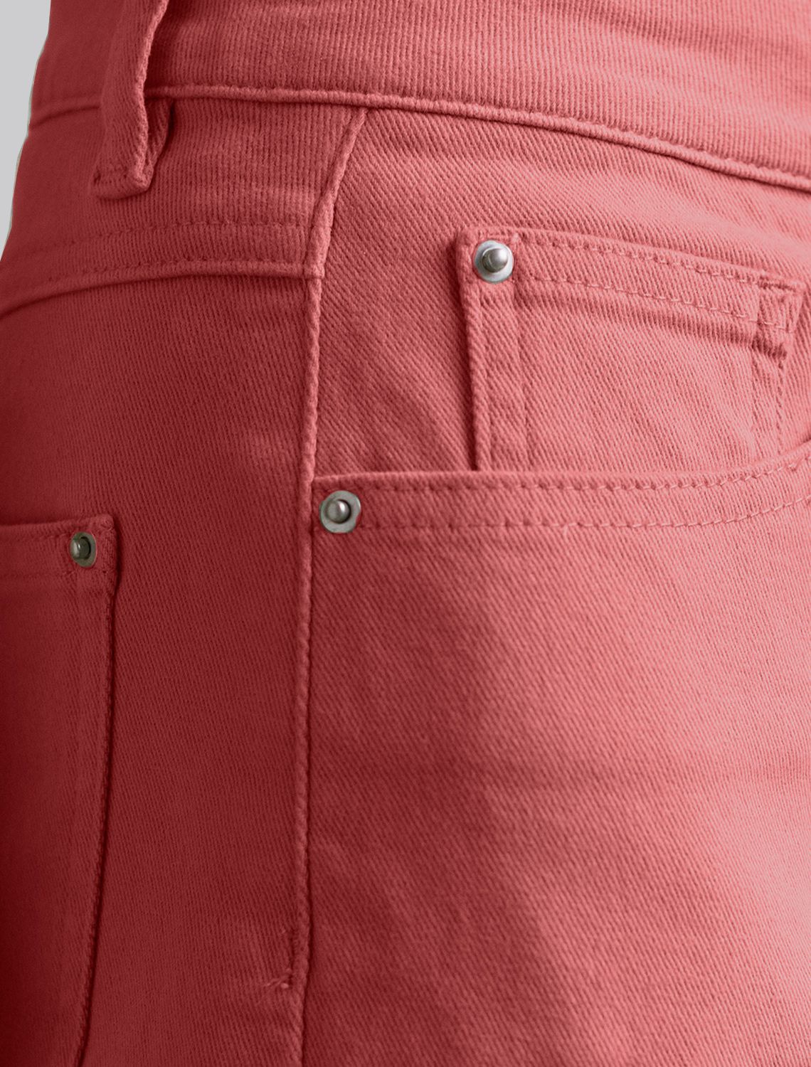 Джинсы из денима с эластаном D54.137 темно-коралловый