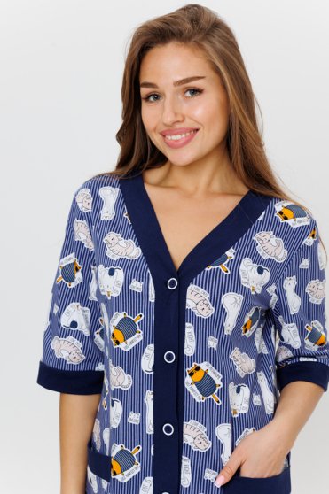 Халат, Моделлини трикотаж, 1957-1 оптом