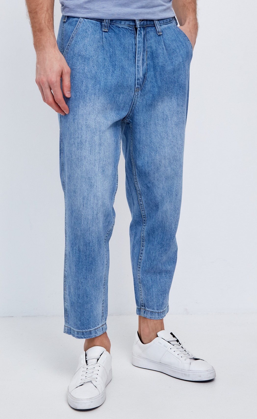 Джинсы муж. F2108-2 blue