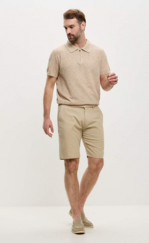 Шорты лен F511-0960-1Rus d.beige