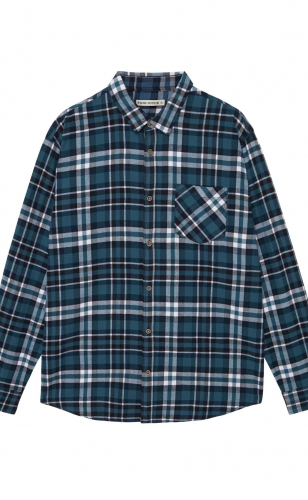Рубашка F521-0460 blue-white