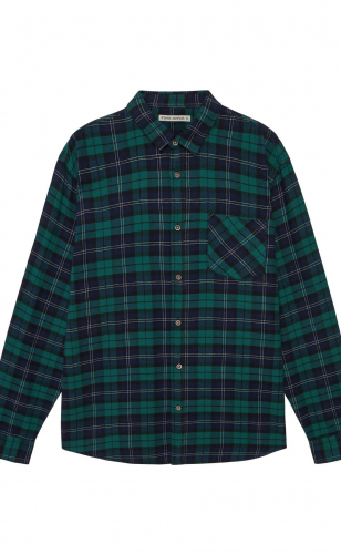 Рубашка F521-0460 green-blue
