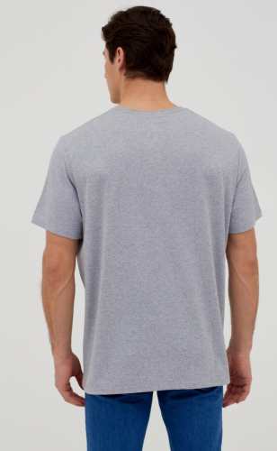 Футболка F911-6000b grey melange