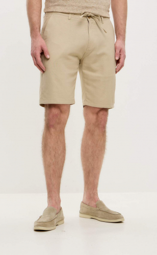 Шорты лен F511-0960-1Rus d.beige