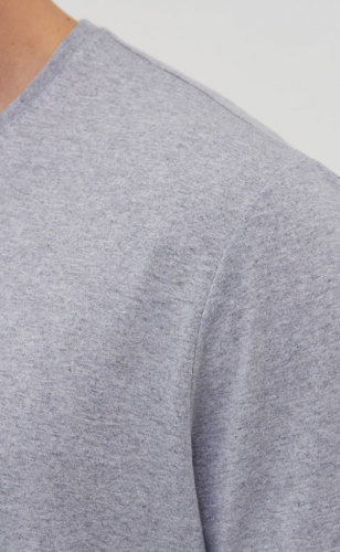 Футболка F911-6000b grey melange