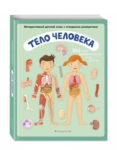 Олдрих Ружичка. Тело человека. Интерактивный детский атлас с откидными разворотами