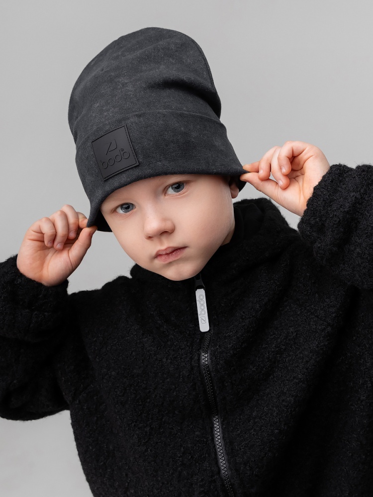 Шапка 10-420MU; графит (черный)