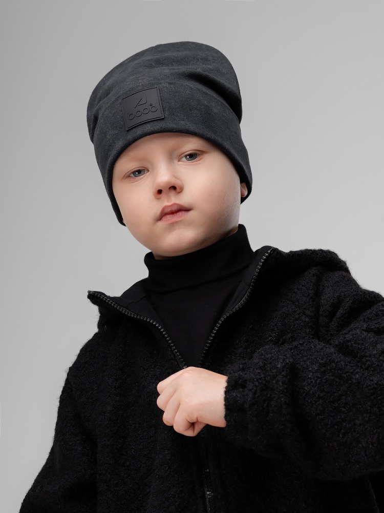 Шапка 10-420MU; графит (черный)