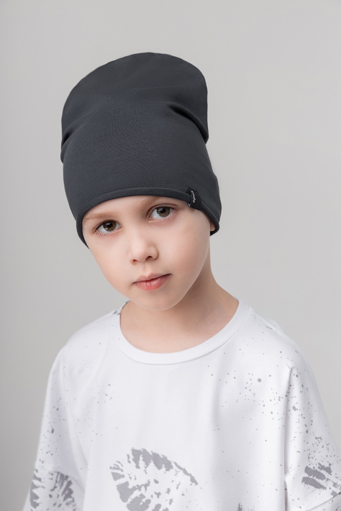 Шапка 10-421MU; темно-серый