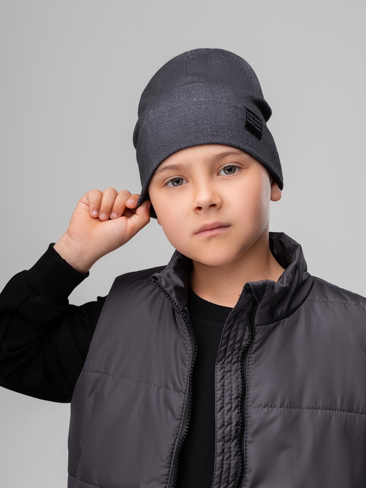 Шапка 10-419MU; антрацит