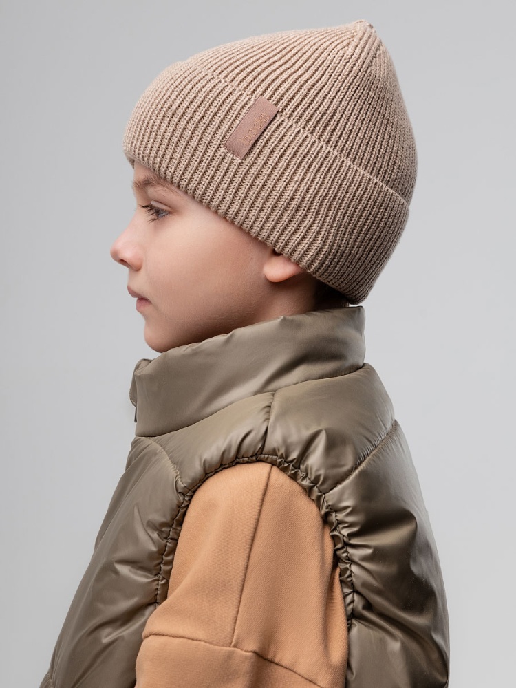 Шапка 10-415MU; бежевый