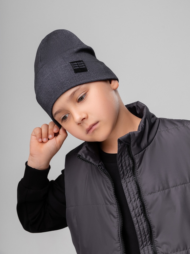 Шапка 10-419MU; антрацит