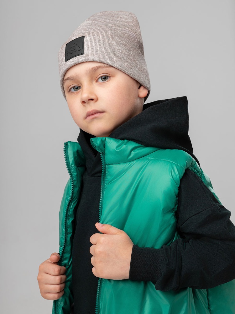 Шапка 10-417MU; серо-бежевый