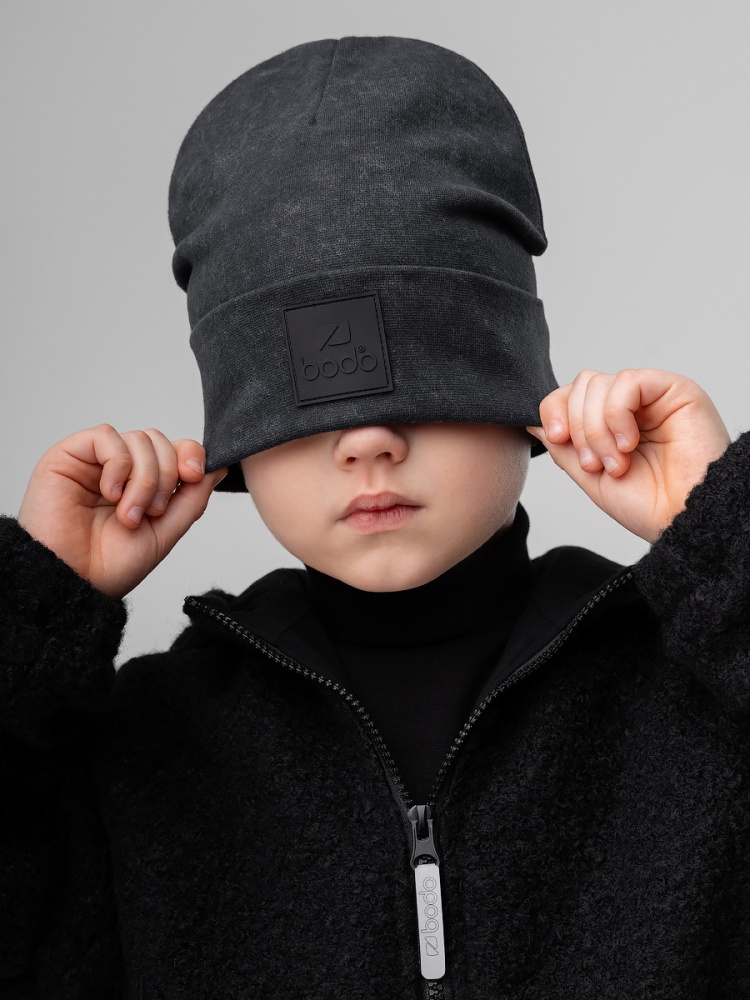 Шапка 10-420MU; графит (черный)