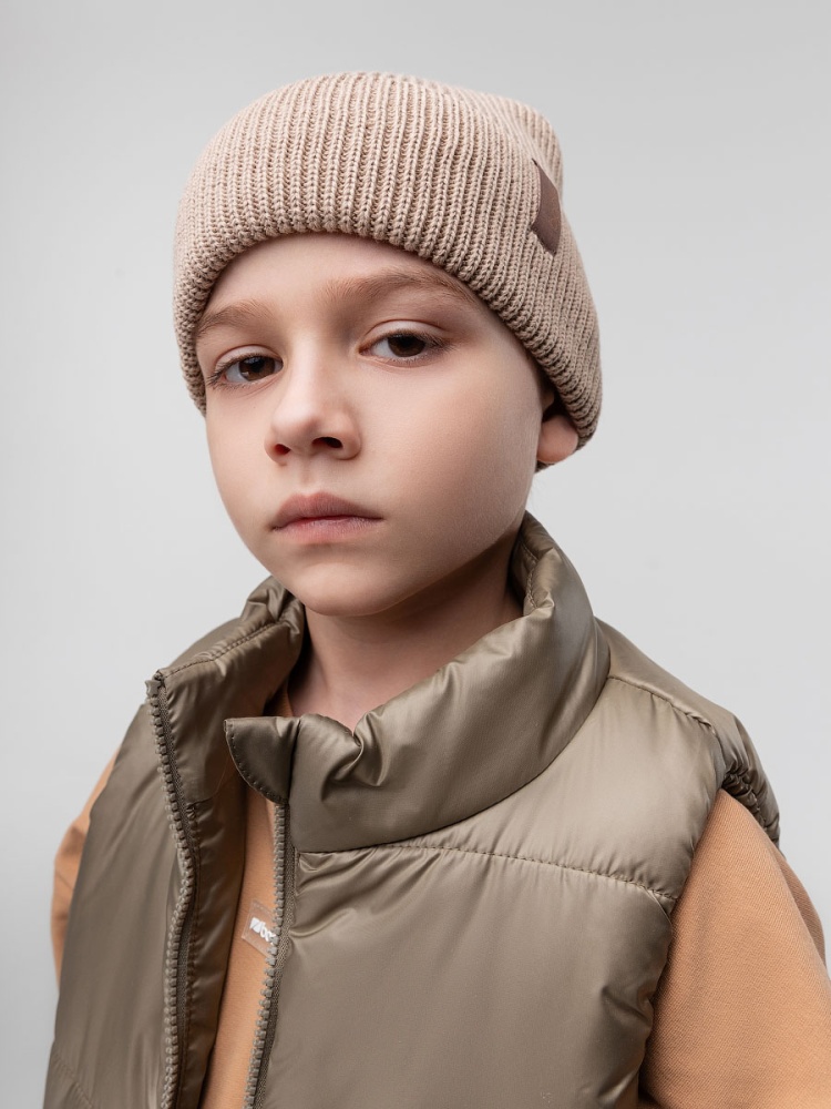 Шапка 10-415MU; бежевый