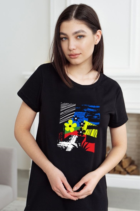 ПЛАТЬЕ ЖЕНСКОЕ арт. 5702W-70150.1H-911.1204 Черный|170-