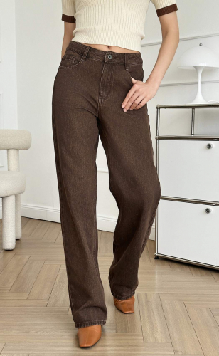 Джинсы жен. P222-0134-1 brown