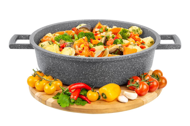 БЫЛО 2570 руб! Жаровня (сотейник) 28 см 4,45 л ГАРМОНИЯ ВКУСА