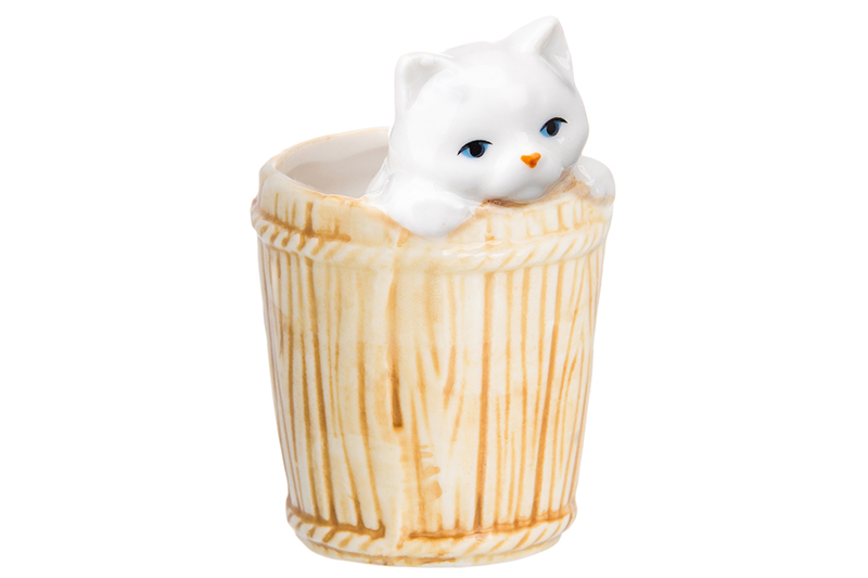 БЫЛО 322 руб! Вазочка п/зубоч. 5,5*5,3*8 см 65 мл