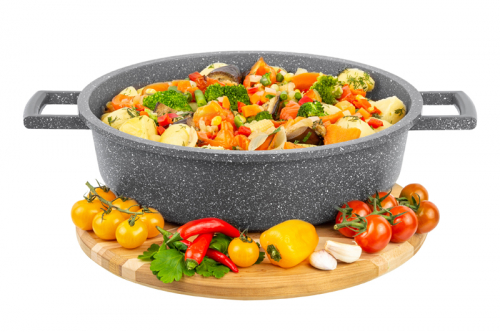 БЫЛО 2570 руб! Жаровня (сотейник) 28 см 4,45 л ГАРМОНИЯ ВКУСА 