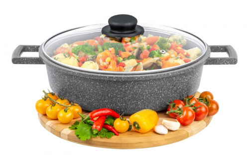 БЫЛО 2570 руб! Жаровня (сотейник) 28 см 4,45 л ГАРМОНИЯ ВКУСА 