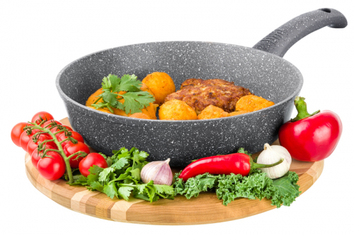 БЫЛО 2268 руб! Сковорода глубокая 24 см ГАРМОНИЯ ВКУСА 