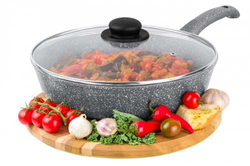 БЫЛО 2637 руб! Сковорода глубокая 28 см ГАРМОНИЯ ВКУСА 